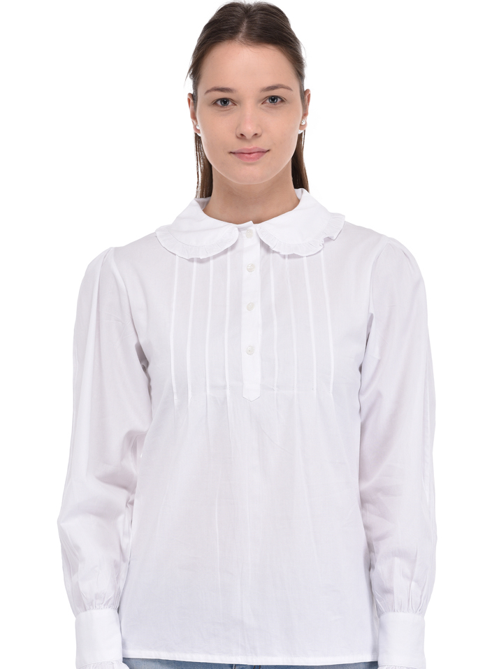 White Blouse With Collar Shop, 55% OFF | campingcanyelles.com