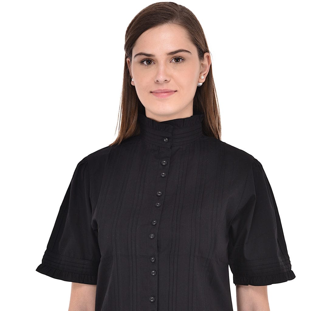 Women’s Classic Blouse Short Sleeve – Cotton Lane – London