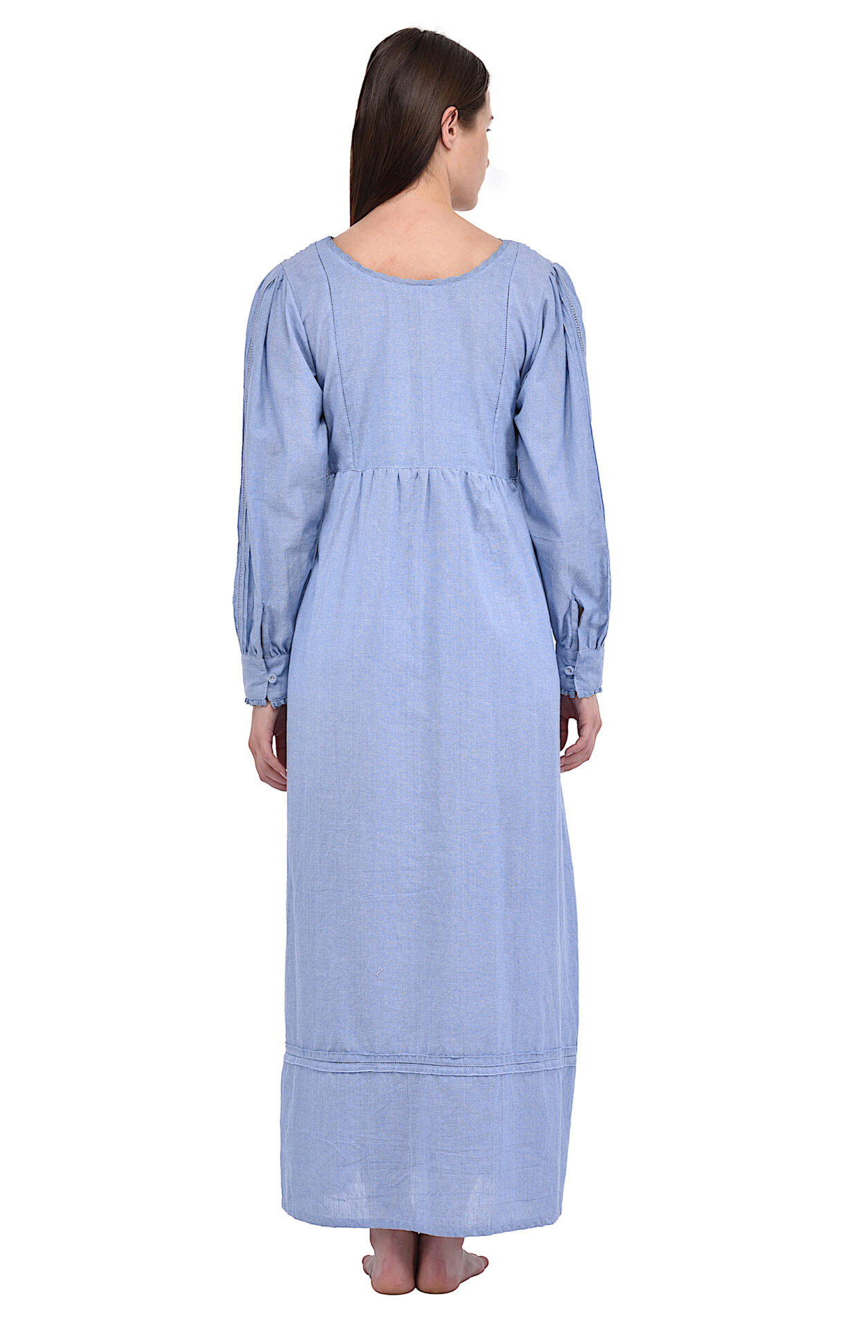 Chambray Cotton Nightgown – Cotton Lane – London